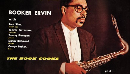Booker Ervin on the cover of The Book Cooks, his debut album.