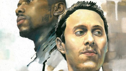 Rappers Apache and Canserbero.