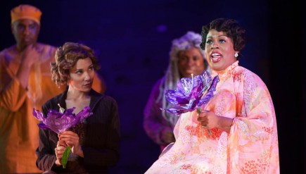 Karen Marie Richardson (right) plays the title role in the Long Beach Opera's staging of Queenie Pie, the jazz opera Duke Ellington left unfinished when he died in 1974.