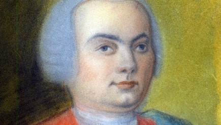 Carl Philipp Emanuel Bach, captured around 1733, in a portrait by one of his relatives, Gottlieb Friedrich Bach.