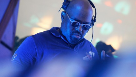 Frankie Knuckles performs at the 2009 Electric Zoo Festival in New York.