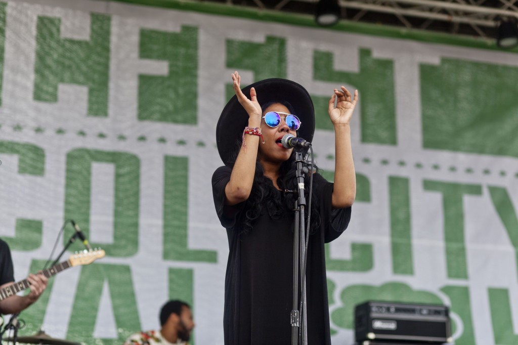 Alison Carney and her new band, Butterfly Tree, took to the stage at Broccoli City Festival, Saturday April 19, 2014.