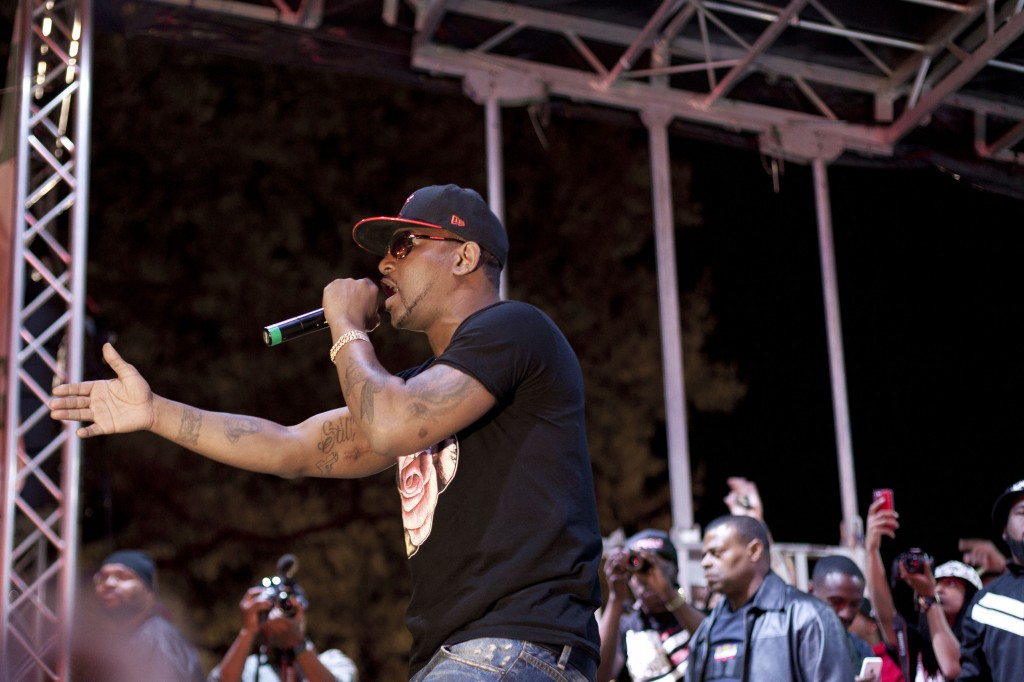 Hip-hop artist Cam'Ron was the final act to perform at Broccoli City Festival, Saturday, April 19, 2014.