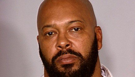 This photo released by the Las Vegas Metropolitan Police Department shows rap music mogul Marion "Suge" Knight after he was arrested in Aug. 2008, in Las Vegas.