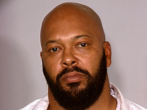 This photo released by the Las Vegas Metropolitan Police Department shows rap music mogul Marion "Suge" Knight after he was arrested in Aug. 2008, in Las Vegas.