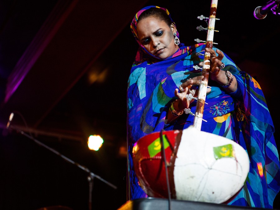 Mauritanian singer and instrumentalist Noura Mint Seymali.