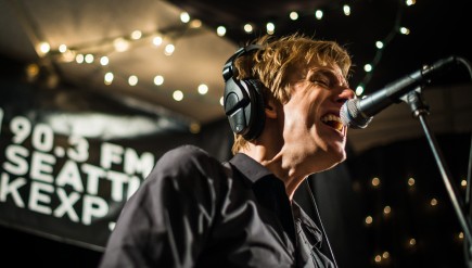 Spoon at KEXP on July 24, 2014.