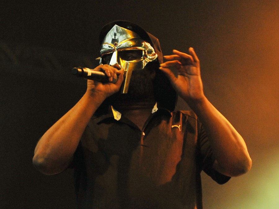 Rapper DOOM, Zev Lov X of KMD, performs at the I'll Be Your Mirror festival in London, July 2011.