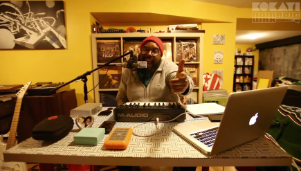 D.C. producer and MC Kokayi rocked his Tiny Desk contest submission, and he didn't even have to stand up.