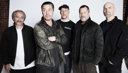 Faith No More (from left): Mike Bordin, Mike Patton, Roddy Bottum, Billy Gould, and Jon Hudson.