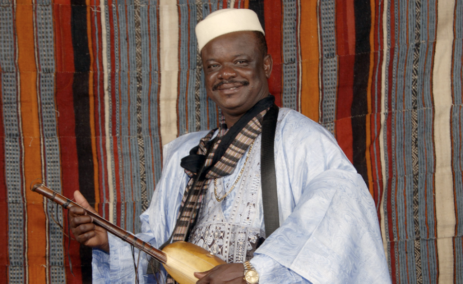 Cheick Hamala Diabate, a griot from Mali who lives in Maryland, is a master of the n'goni.