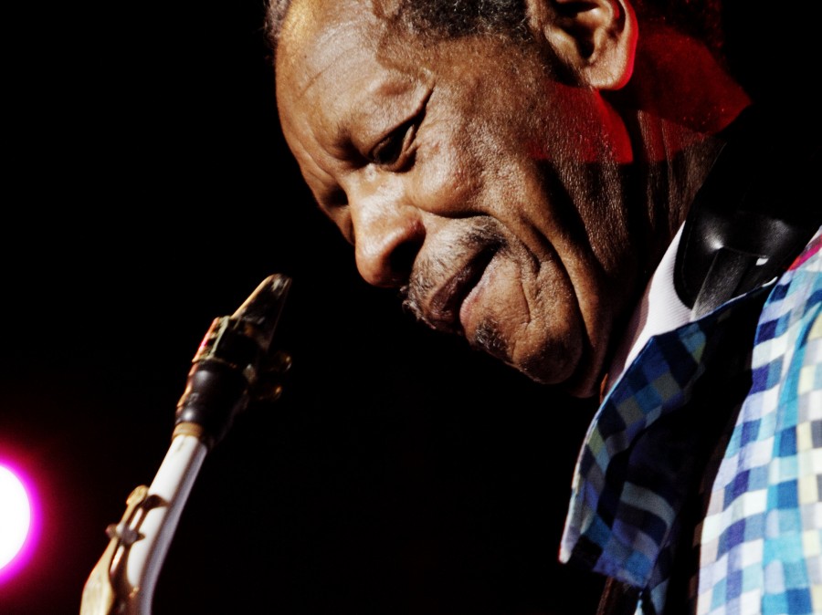 Ornette Coleman performs during the North Sea Jazz Festival in 2010.