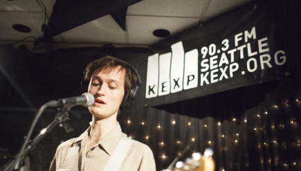 Ought performs live on KCRW.