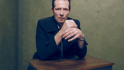 Rock musician Scott Weiland, seen here during a photo shoot at the Sundance Film Festival in January, has died while on tour in Minnesota.