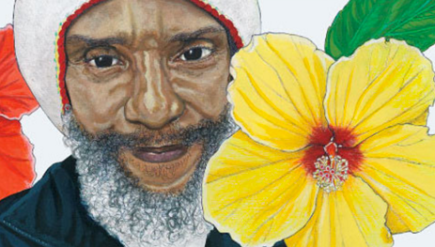 Lori Carns Hudson, wife of Bad Brains frontman H.R., has been making artwork to help cover her husband's medical expenses. A new crowdfunding campaign aims to raise more funds.