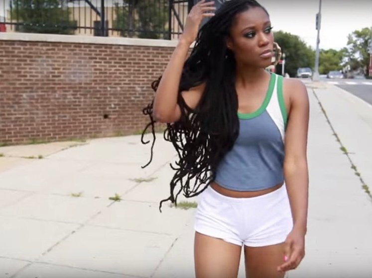 Tarica June walks through Washington, D.C. in her video for "But Anyway," a song examining gentrification in her hometown.